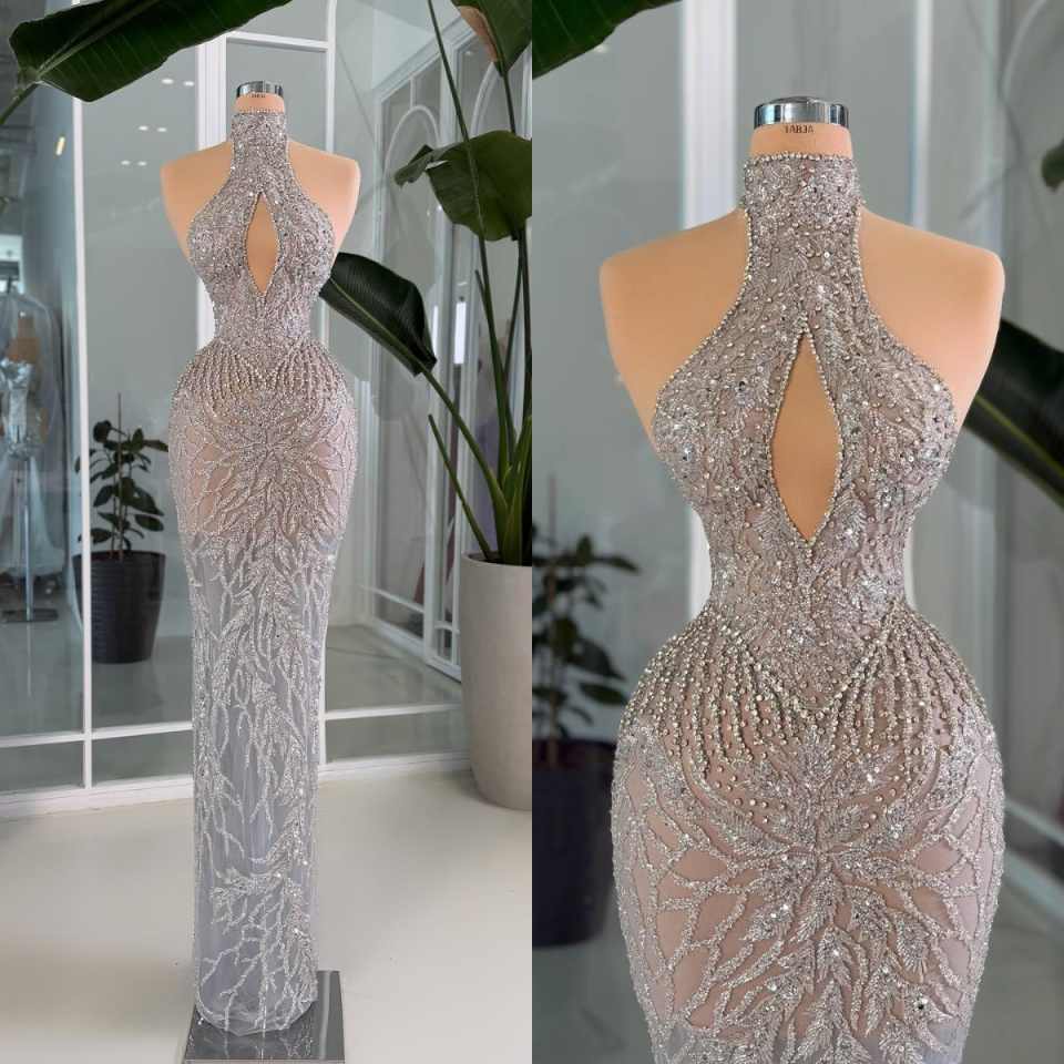 Maxi Dress Halter - Şık Abiye Elbiseler Halter Yaka Anahtar