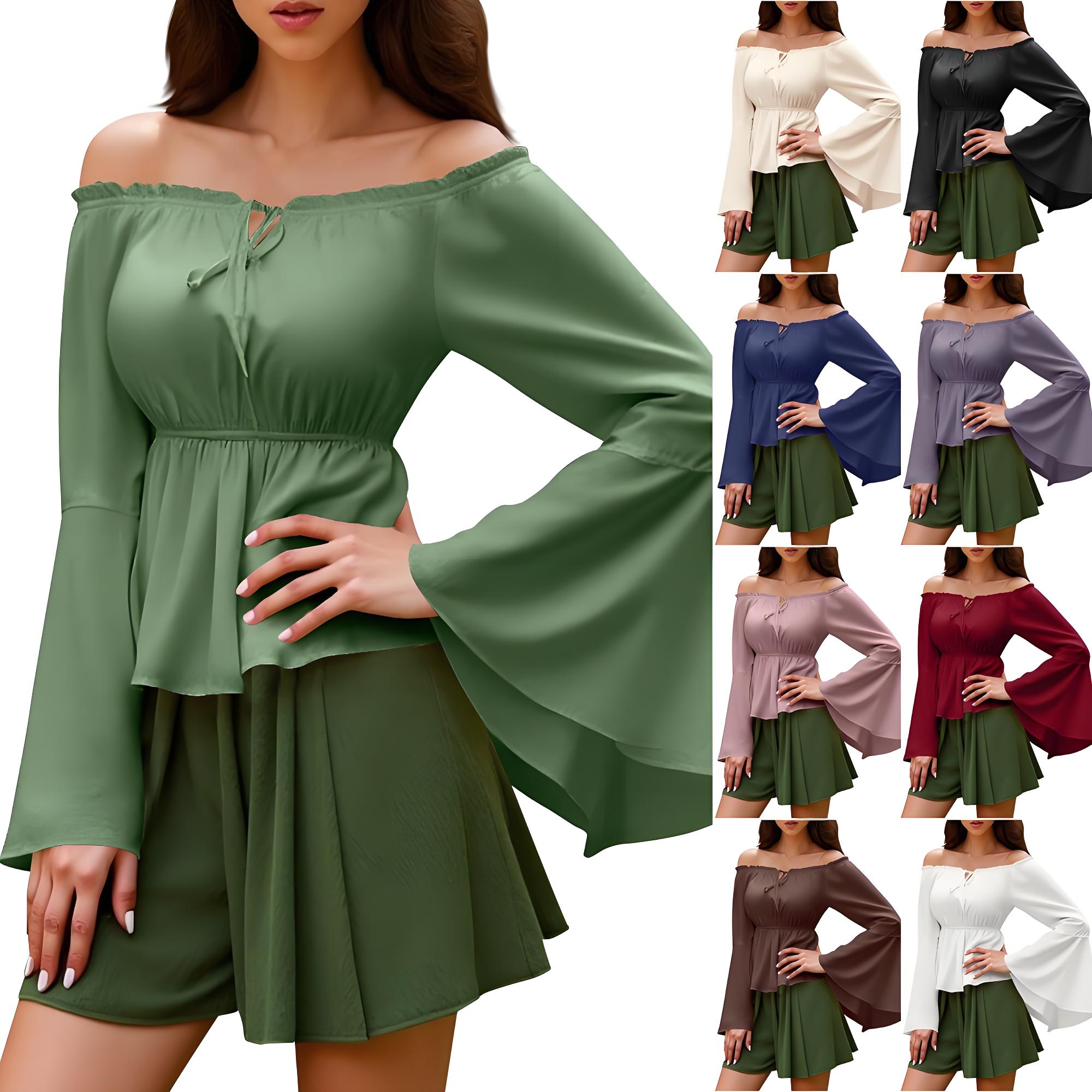 Renaissance Blouse Peasant Wom - Blouse Off Shoulder incelemesi ve fiyatı