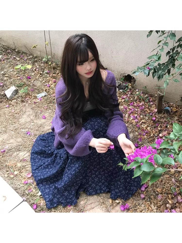 Büyük Beden Kadın Yüksek Bel Ç - Midi Skirt Floral incelemesi ve fiyatı