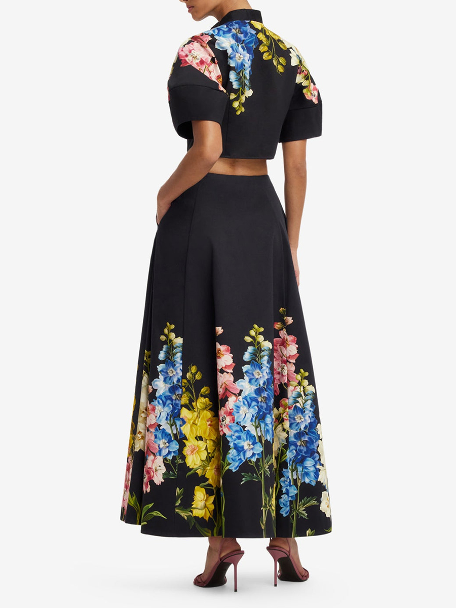 VGH Kadınlar İçin Zarif Çiçek  - Midi Skirt Floral incelemesi ve fiyatı