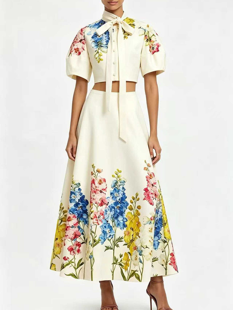 VGH Kadınlar İçin Zarif Çiçek  - Midi Skirt Floral incelemesi ve fiyatı